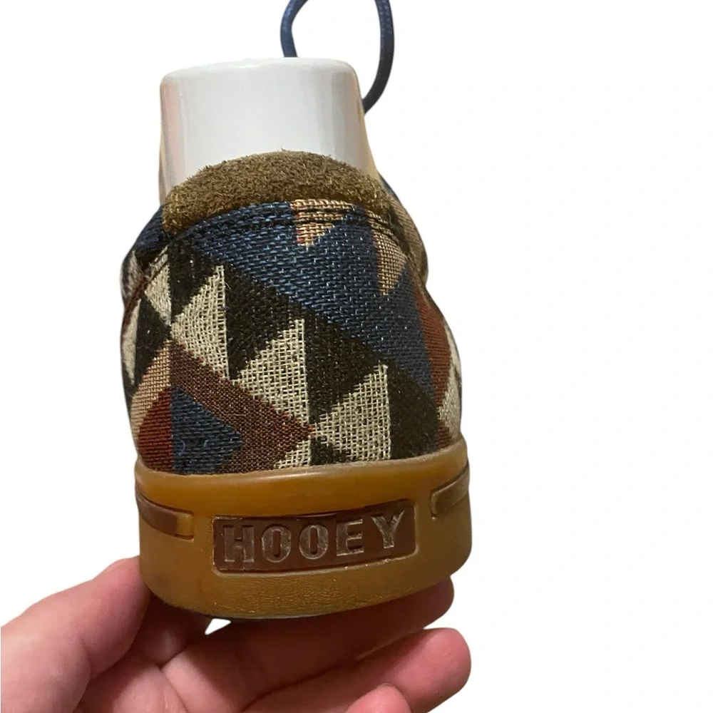 Twisted X HOOey Men’s Graphic Laced Canvas Lopers‎ Size 8, GUC